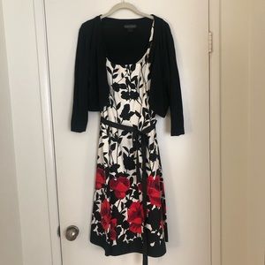 Jessica Howard dress wother black crop coverall